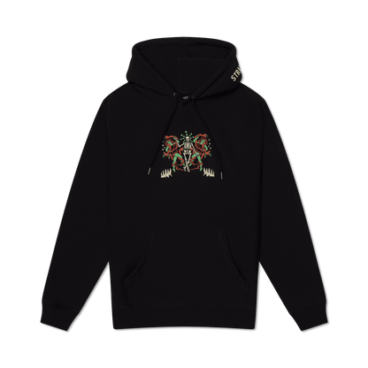 Stranger Than events clothing brand hoodie design print front