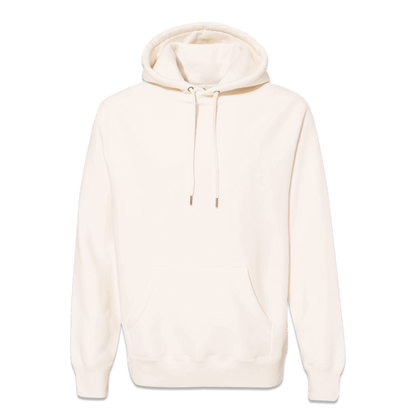 Stranger Than events clothing brand hoodie cream design print front